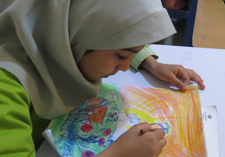 مسابقات نقاشی کودک با موضوع دفاع مقدس در یاسوج برگزار شد