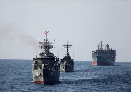 رزمایش مشترک دریایی ایران و پاکستان در تنگه هرمز