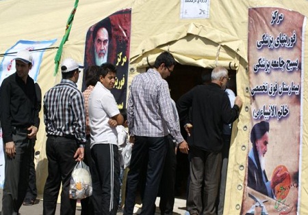 برپایی 14 بیمارستان صحرایی و درمانگاه در سالگرد ارتحال امام خمینی(ره)