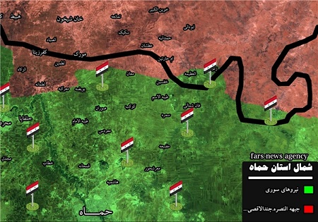 ادامه نفوذ تروریست‌ها به استان «حماه»/ شهرک «صوران» سقوط کرد
