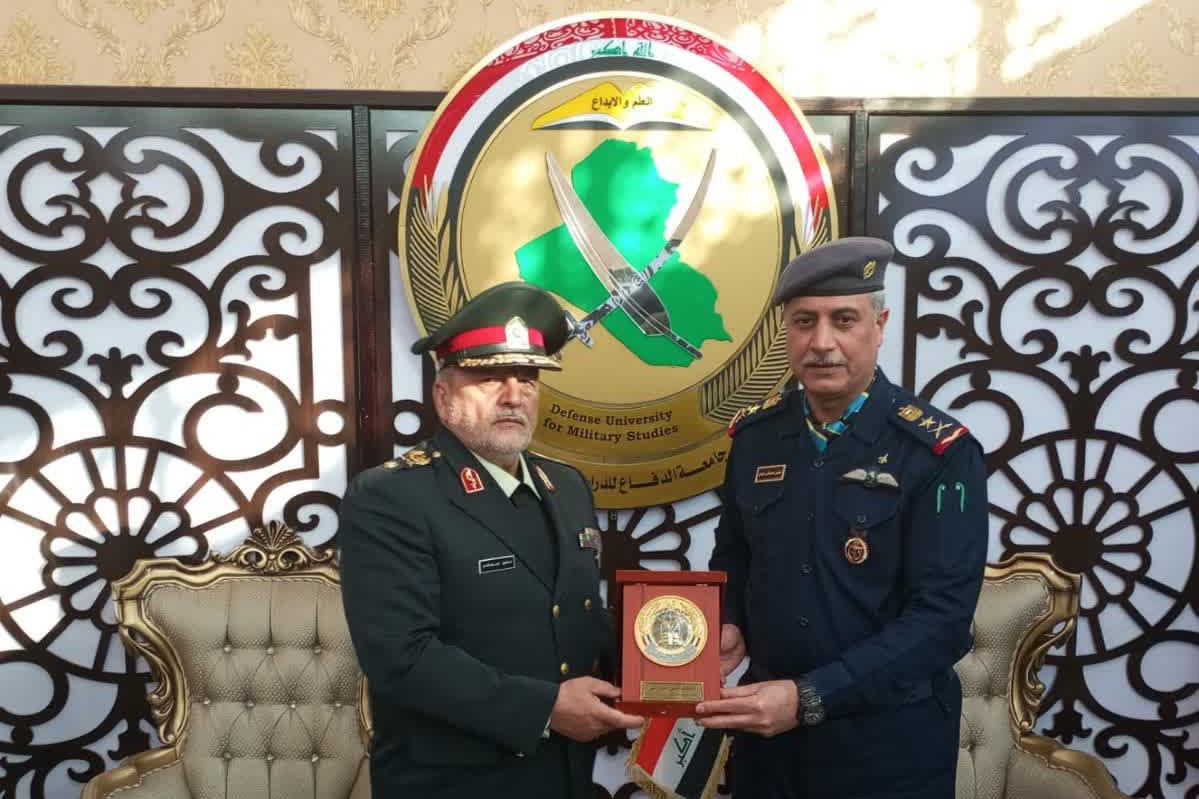 سردار «احمدی مقدم» در دیدارهای جداگانه با رئیس دانشگاه دفاع ملی و پلیس اتحادیه عراق دیدار کرد