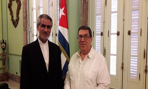 Iran Ambassador meets, confers with Cuban FM