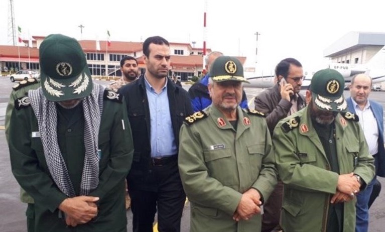IRGC Commander Visits Flood-Hit Areas North of Iran