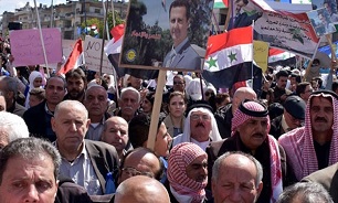 Protest Rallies against Trump's Decision on Golan Heights Continue across Syria