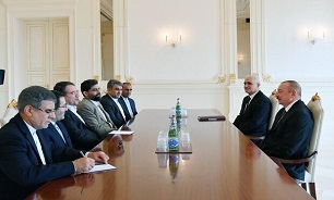 Iran’s industry minister, Azerbaijani president discuss economic ties