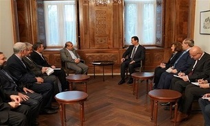 Iranian Diplomat Meets with Syrian President in Damascus
