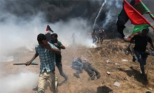 Israeli Regime Forces Injure About 50 Palestinian Protesters
