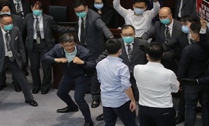 Chaos in Hong Kong Parliament as Politicians Clash Over Controlling House Committee