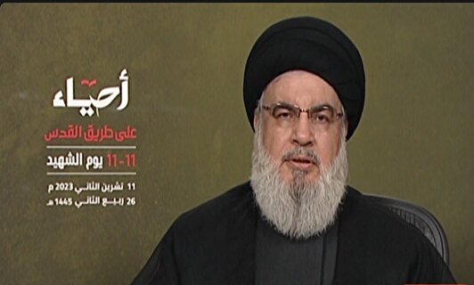 Hezbollah Leader Condemns Ongoing Atrocities in Gaza on Martyrs' Day